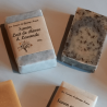 Savon artisanal et naturel au lait de chèvre (10%) et lavande