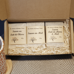 Pack de 6 savons naturels, saponifiés à froid