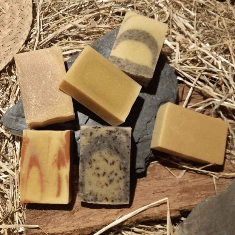Pack de 6 savons naturels, saponifiés à froid
